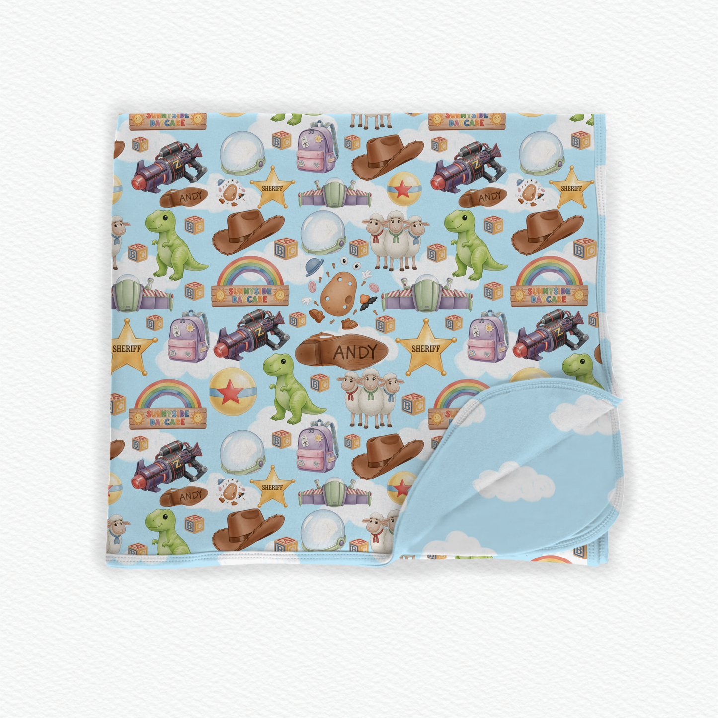 To infinity & dreams 50x50 bamboo blanket
