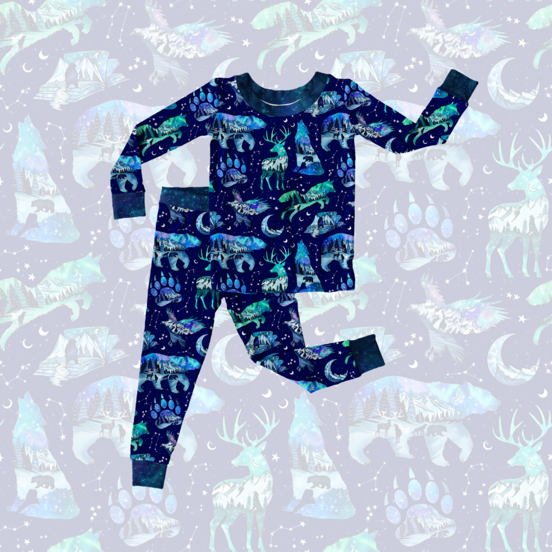 Wild nights two piece long sleeve and pants set