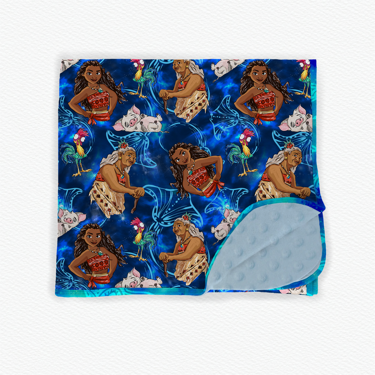 Make way security blanket minky backed 20x20
