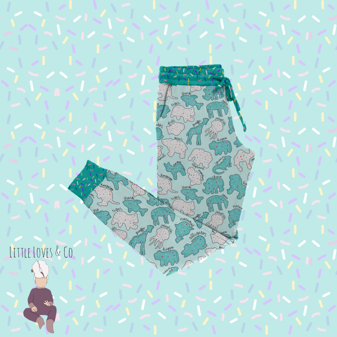 Blue Safari sprinkles joggers