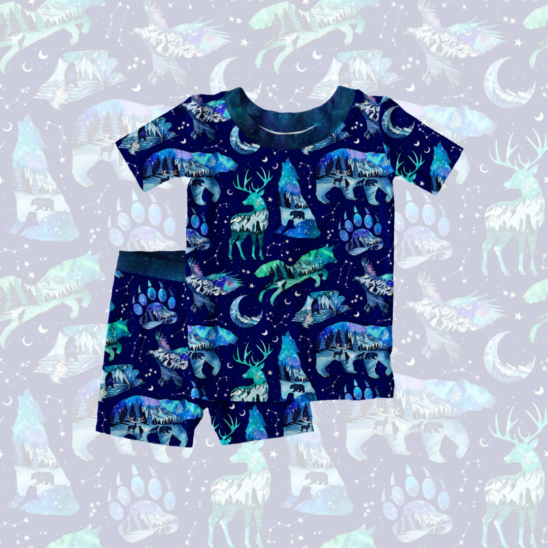 Wild nights two piece short set