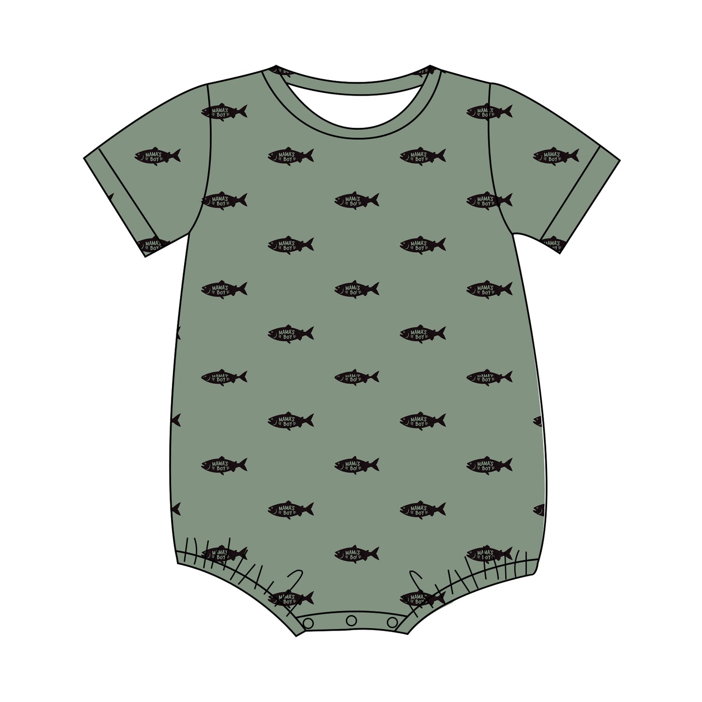 Mamas boy Bubble romper