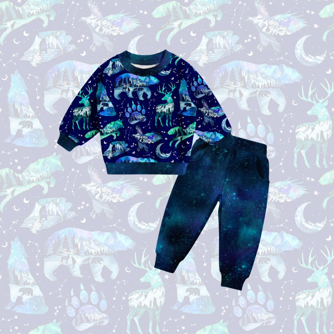 Wild nights French Terry jogger sets
