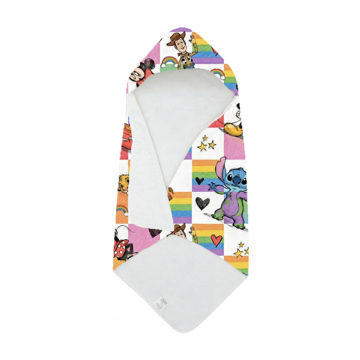 Colorful pals towel 32x32