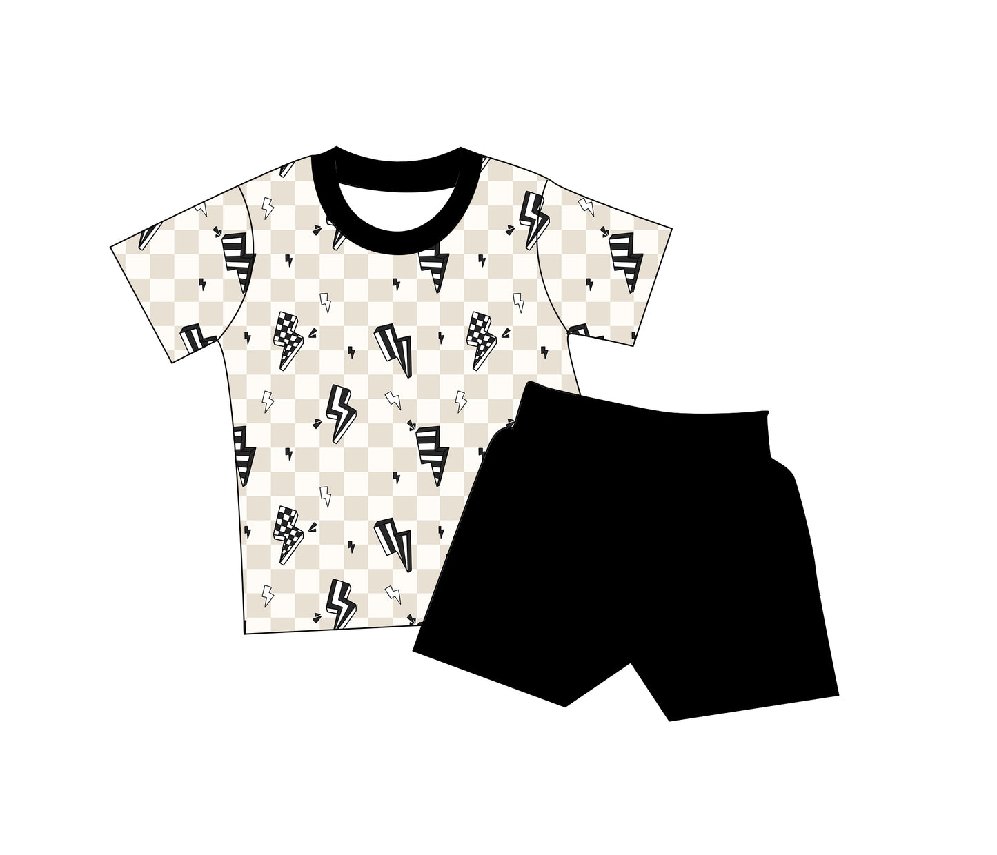Bolts daywear short set
