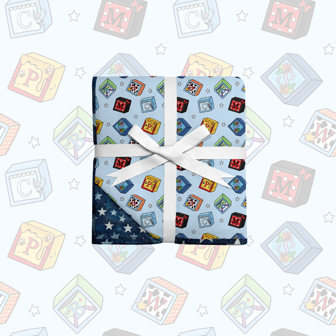 Block party 50x50 bamboo blanket