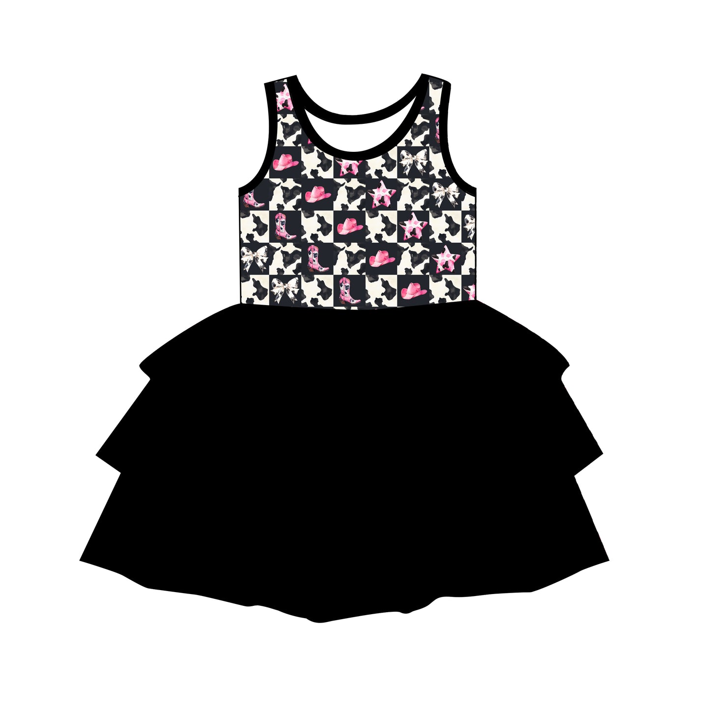 Cowgirl tutu twirl dress