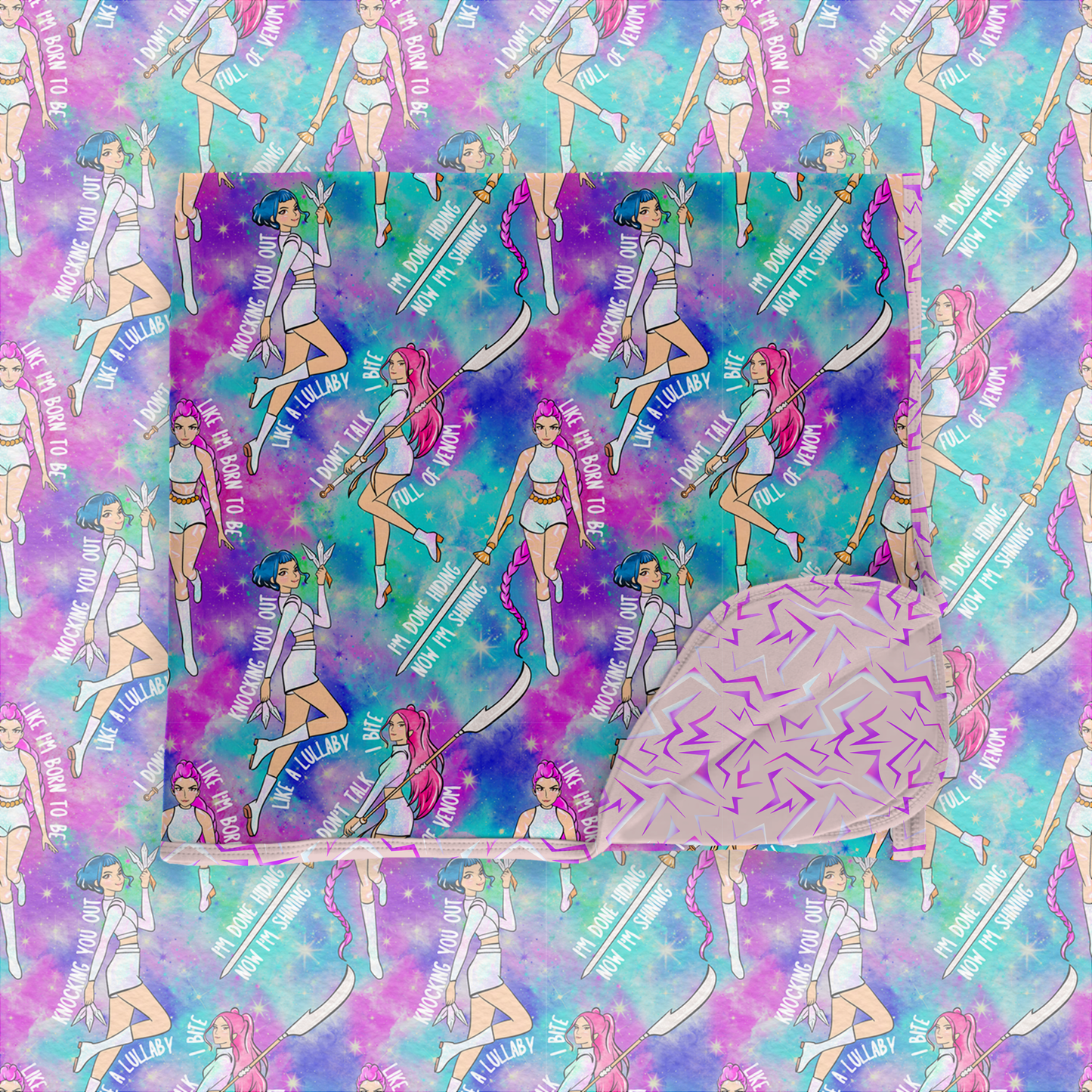 Born to be 50x50 bamboo blanket