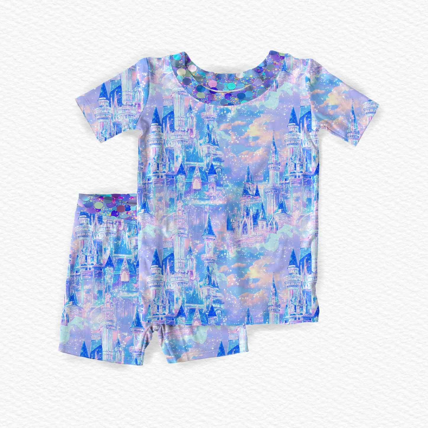 Stardust castle two piece short set