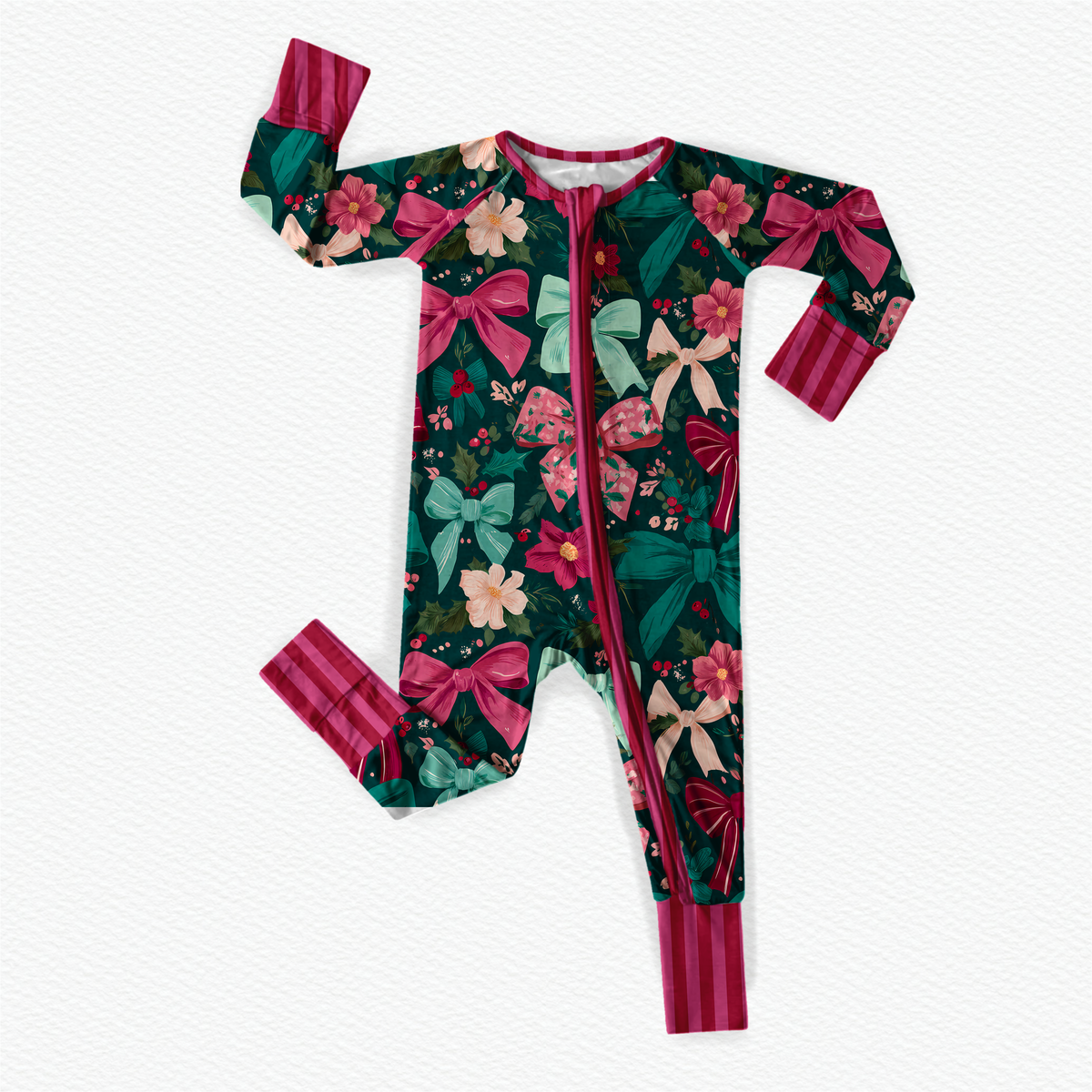 Pre-sale green bows zippy