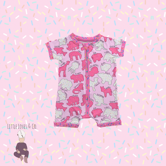 PRE-ORDER Safari sprinkles pink shortie