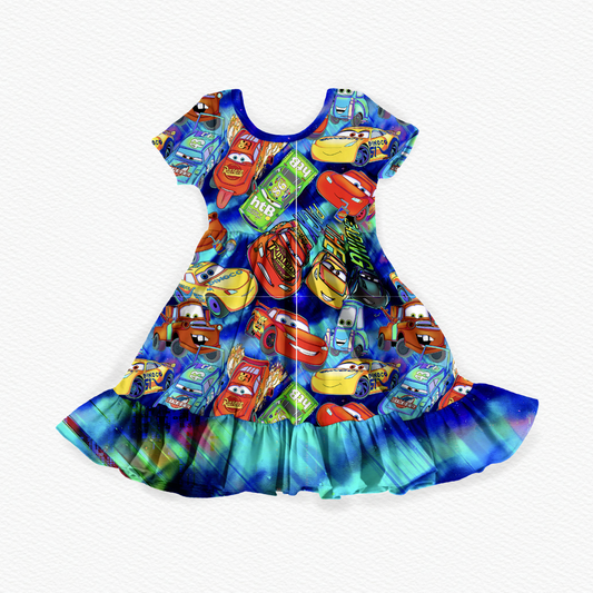 Race day rush twirl dress