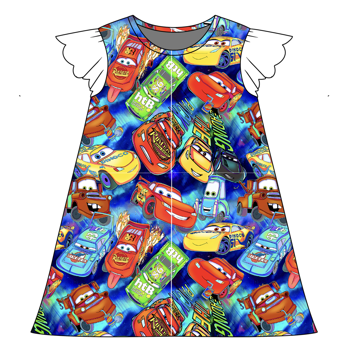 Race day rush Ruffle nightgown