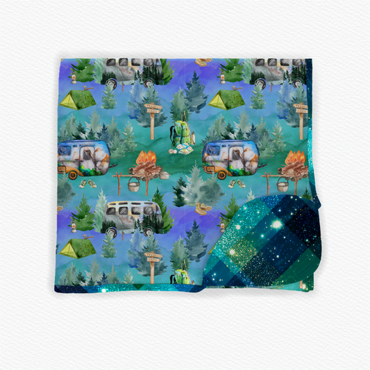 Camping 50x50 bamboo blanket