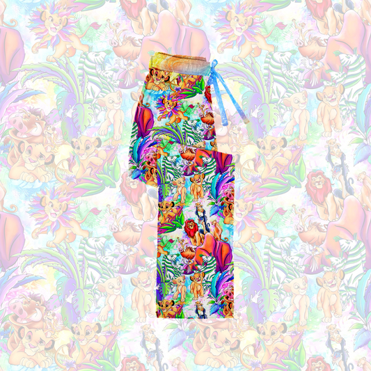 PRE-SALE rainbow roar straight leg pants