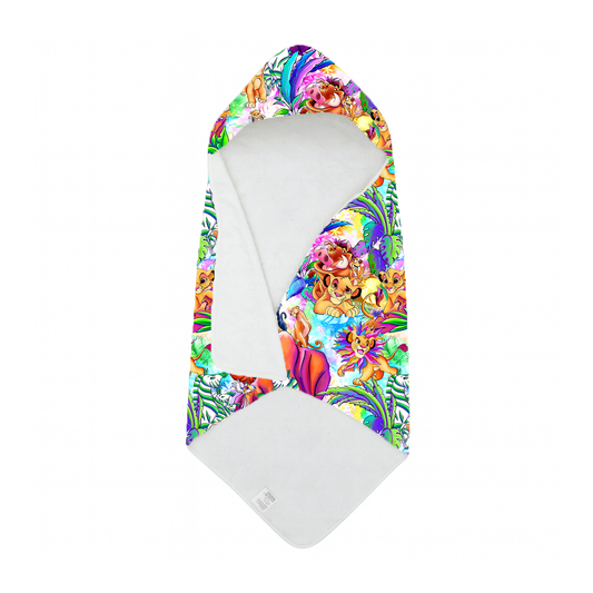 PRE-ORDER Rainbow roar towel 30x30