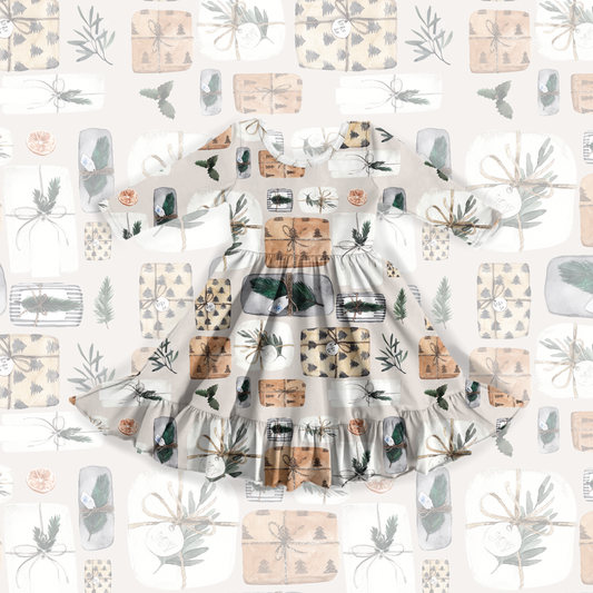 Joy to the world twirl dress