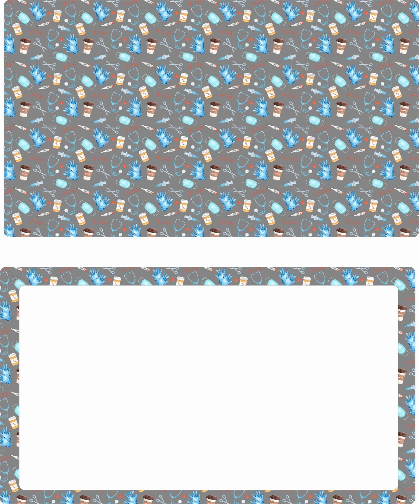 Little loves & scrubs crib sheet