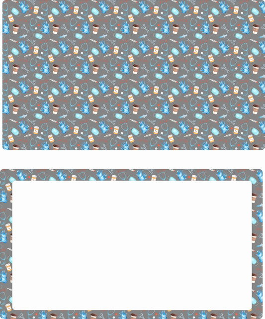 Little loves & scrubs crib sheet