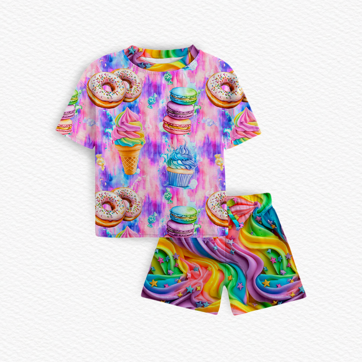 Scoops & sprinkles daywear short set