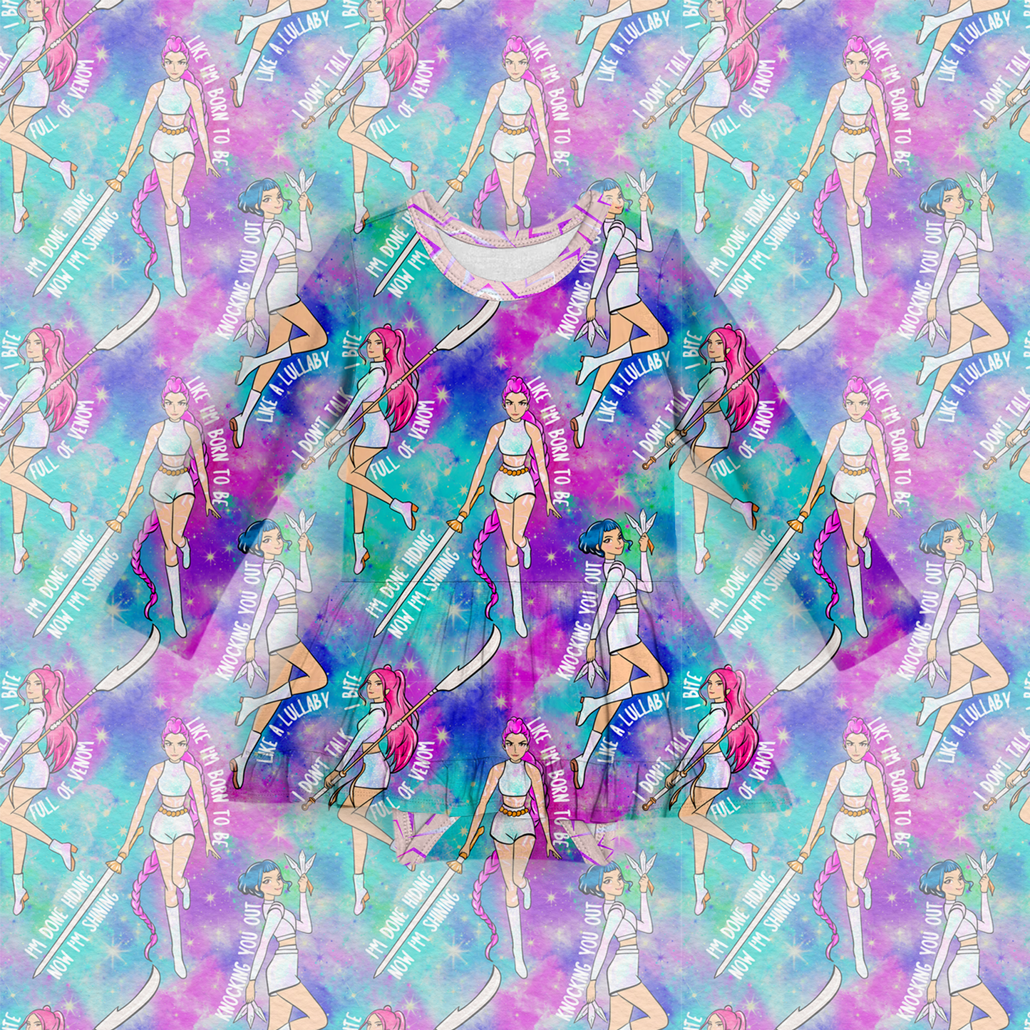 Born to be twirl with bodysuit