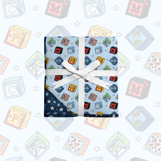 Block party 50x50 bamboo blanket