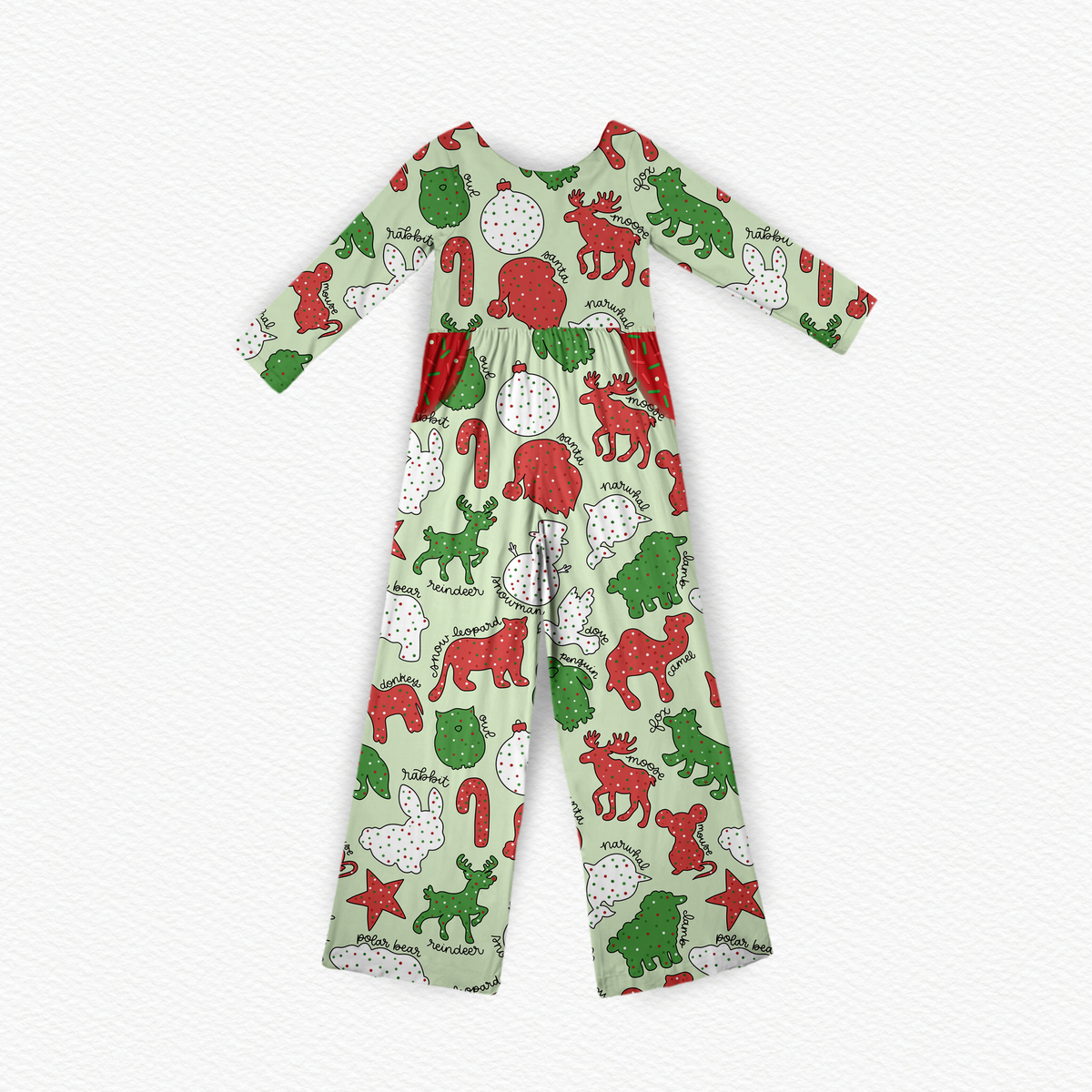 Pre/order Christmas sprinkles Wide leg day wear romper
