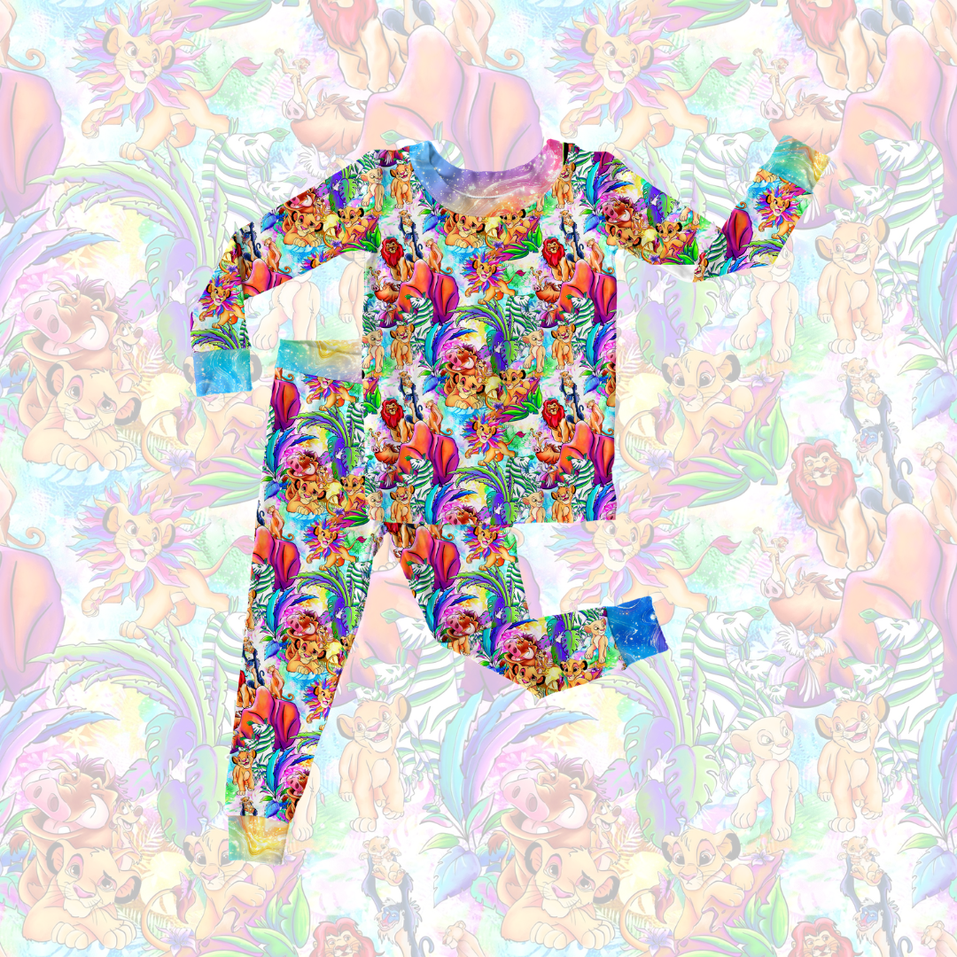 PRE-SALE Rainbow roar sleeve and pants set