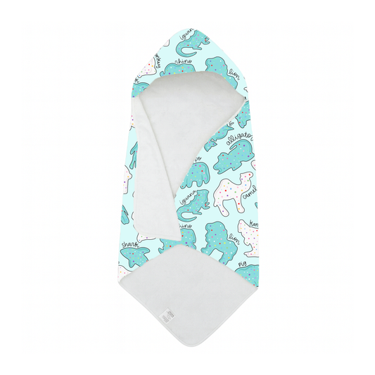 PRE-ORDER Safari sprinkle blue towel 40x40