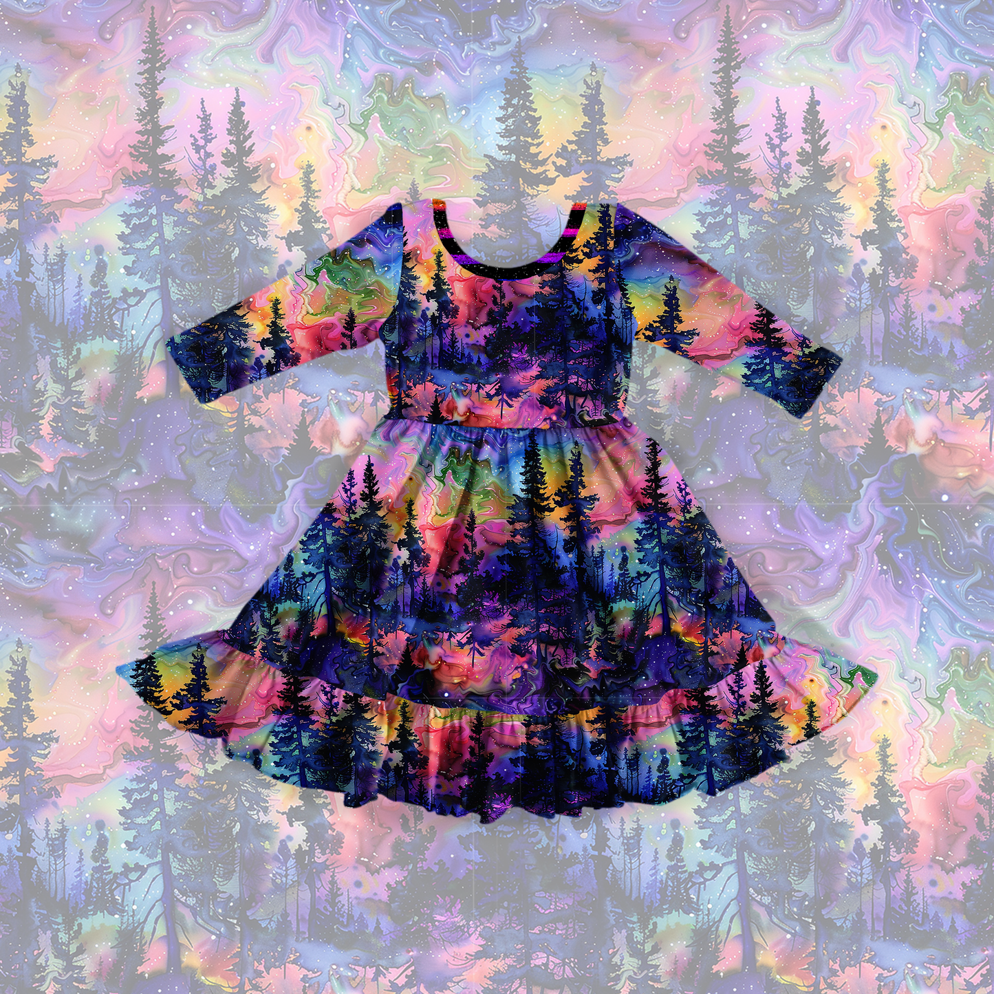Aurora nights twirl dress