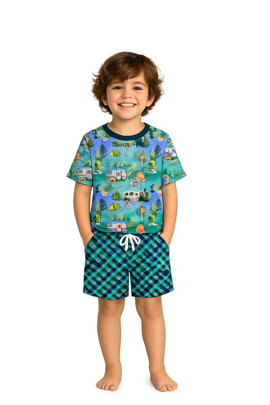 Camping daywear short set
