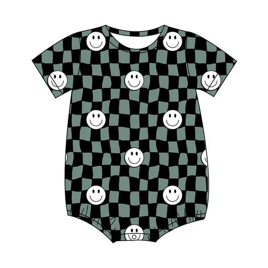 Smiley checks Bubble romper