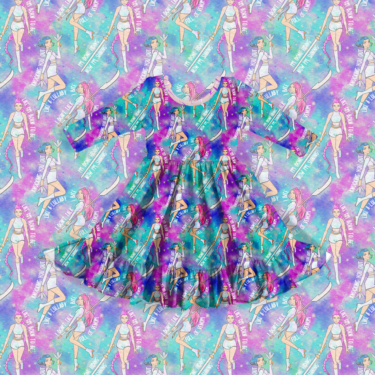 Born to be twirl dress