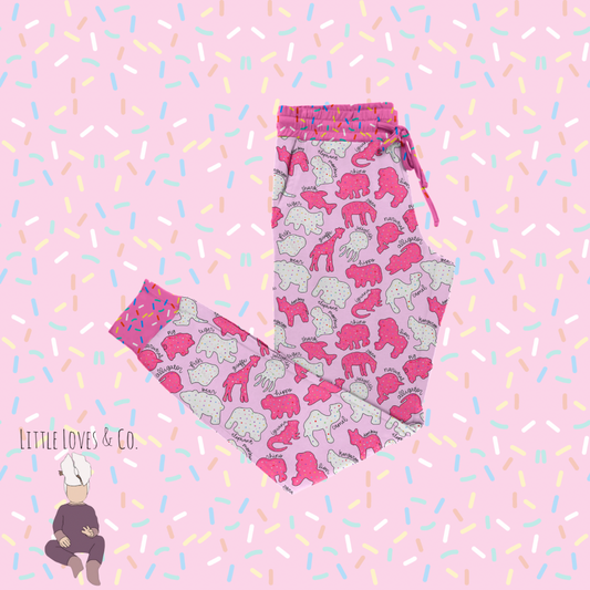 PRE-ORDER Safari sprinkles pink joggers